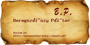 Beregszászy Péter névjegykártya